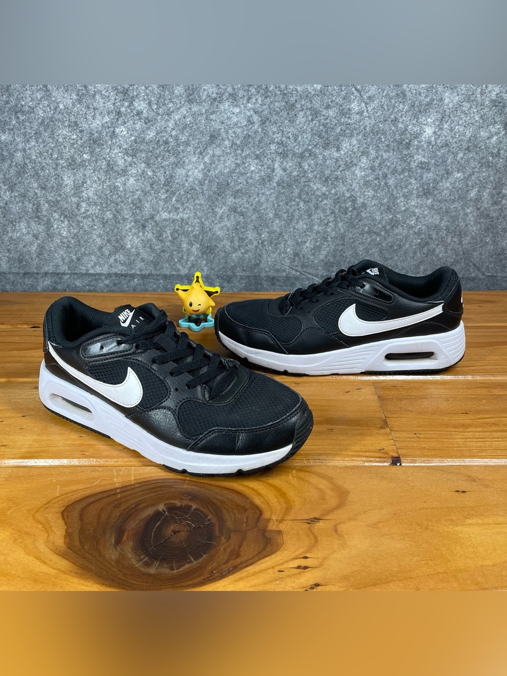 Nike Air Max SC Mens Size 8 Black White Low Top Running Walking Shoes CW4555-002